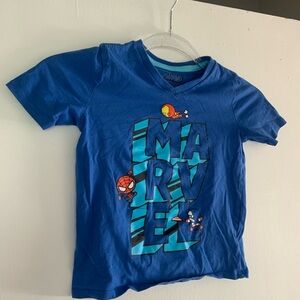 Marvel Kids Blue Graphic Tee